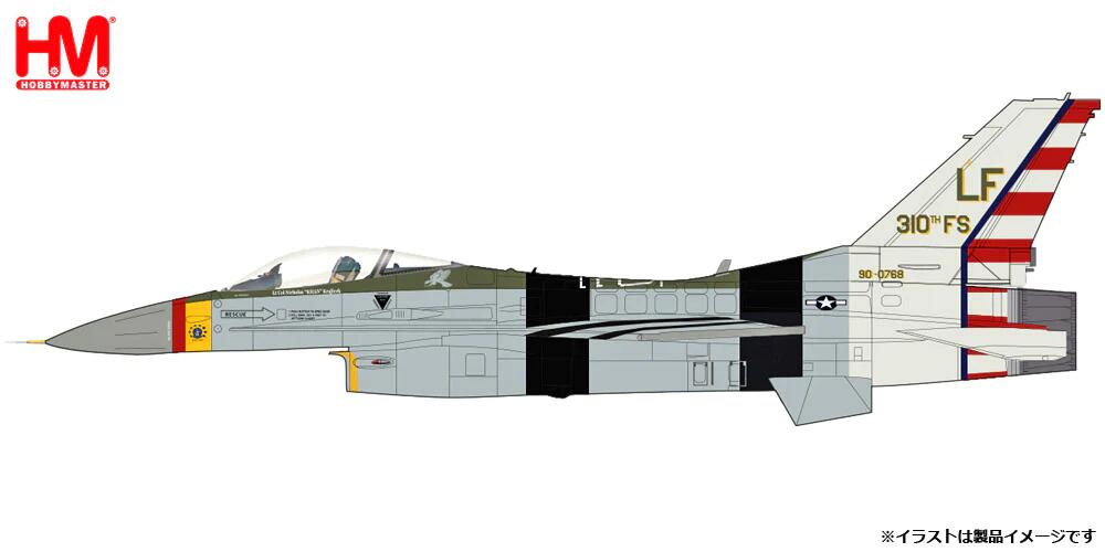 【スーパーセール】F-16C（ブロック42J） アメリカ空軍 第56戦闘航空団 第56作戦群 第310戦闘飛行隊 特別塗装「部隊創設80周年」 2022年 ルーク基地・アリゾナ州 #90-0768 1/722023年5月29日掲載 HobbyMaster（ホビーマスター） 飛行機/模型/完成品 [HA38013]