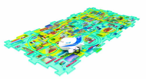 世界遺産パズルレール ANA丸彰飛行機/グッズ [MT486]