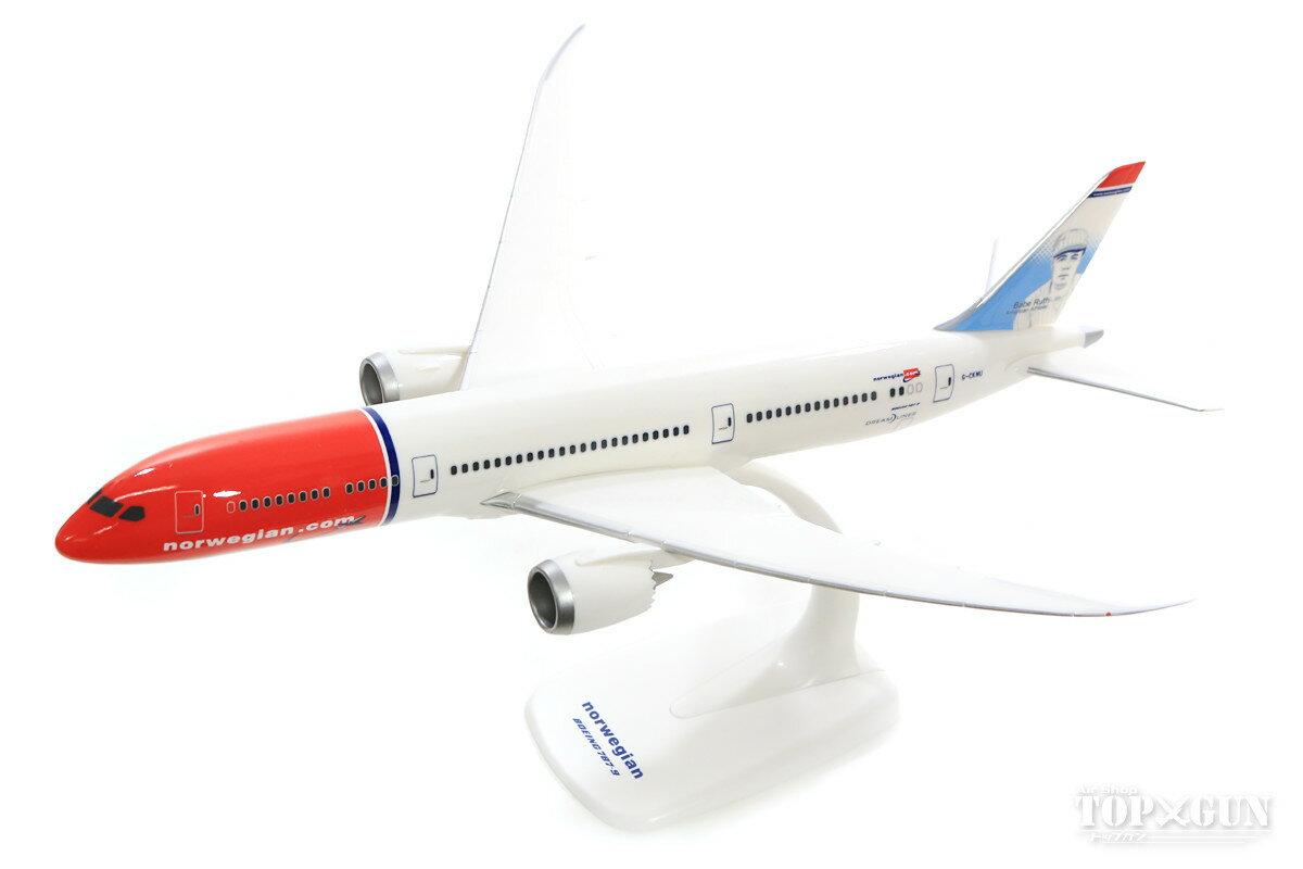 ボーイング 787-9 ノルウェー・エアシャトル 特別塗装 「ベーブ・ルース／Babe Ruth」（スナップインモデル・スタンド仕様・ランディングギアなし）G-CKMU 1/200 ※プラ製 2019年3月13日発売　herpa/ヘルパウィングス飛行機/模型/完成品 [611503-001]