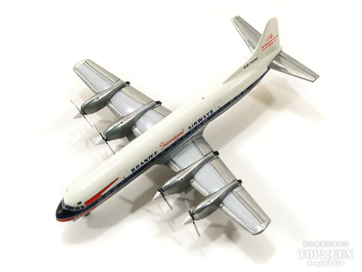 【スーパーセール】L-188A ブラニフ インターナショナル航空 1960年代「エル ドラード」塗装 N9709C 1/400 2022年11月27日掲載 Gemini Jets/ジェミニジェッツ飛行機/模型/完成品 GJBNF2090