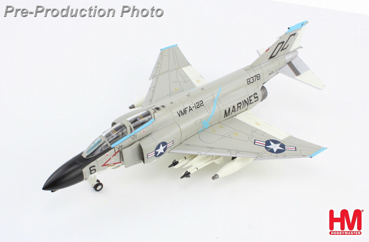 F-4B ファントムII アメリカ海兵隊 VMFA-122w/SUU-23 ガンポッド 1/72 2023年12月21日発売 HobbyMaster（ホビーマスター）飛行機/模型/完成品 [HA19049]