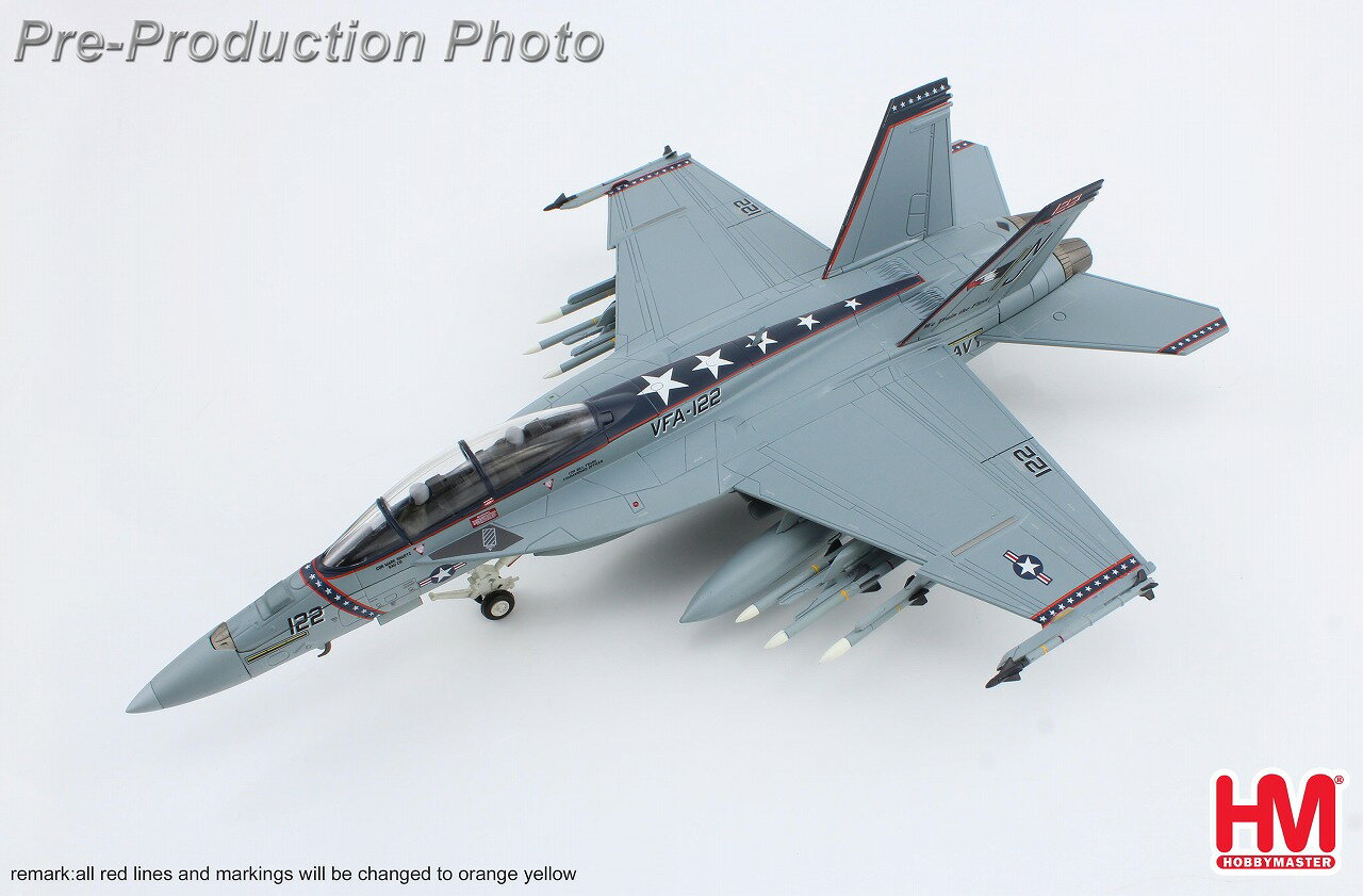 F/A-18F スーパーホーネット アメリカ海軍 VFA-122 フライング・イーグルス 2022 1/72 2023年11月18日発売 HobbyMaster（ホビーマスター）飛行機/模型/完成品 [HA5134] 1