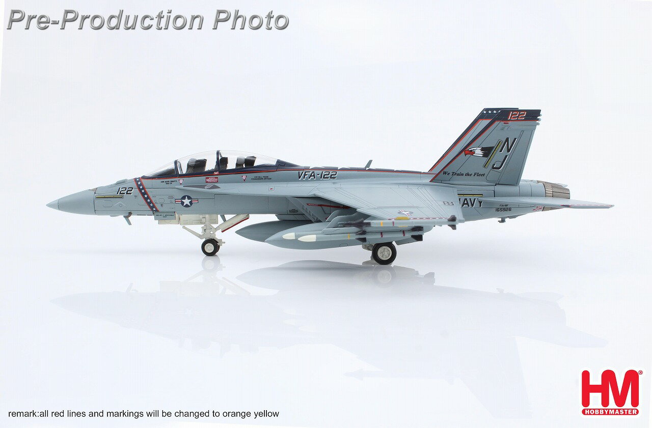 F/A-18F スーパーホーネット アメリカ海軍 VFA-122 フライング・イーグルス 2022 1/72 2023年11月18日発売 HobbyMaster（ホビーマスター）飛行機/模型/完成品 [HA5134] 3