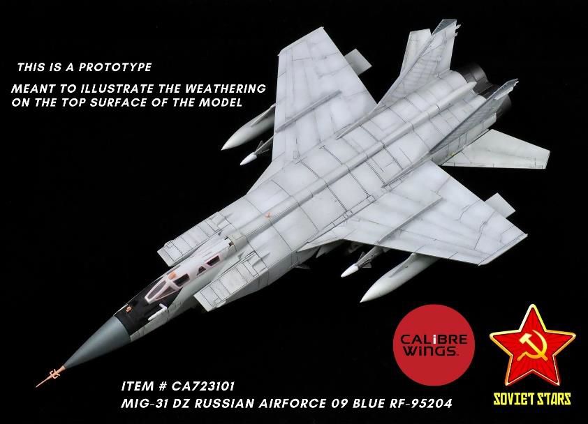 MiG-31DZ「フォックスハウンド」 ロシア航空宇宙軍 #09/RF-95204 1/72 ※新金型 2024年2月28日発売 Calibre Wings 飛行機/模型/完成品 [CA723101] 1