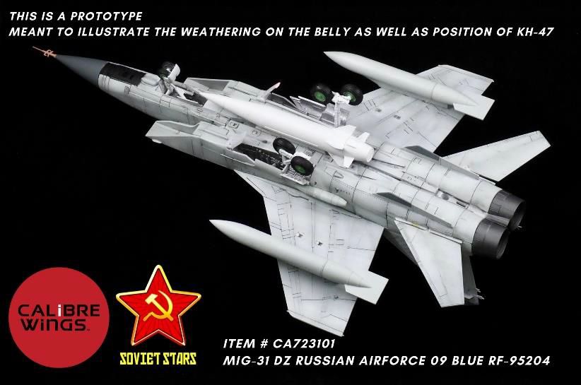 MiG-31DZ「フォックスハウンド」 ロシア航空宇宙軍 #09/RF-95204 1/72 ※新金型 2024年2月28日発売 Calibre Wings 飛行機/模型/完成品 [CA723101] 3