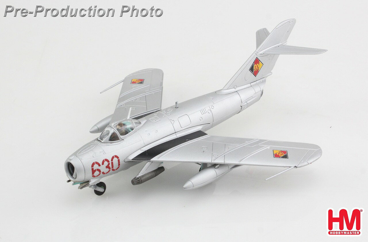 MiG-17F フレスコC 東ドイツ空軍 第37戦闘爆撃機航空団 ドレーヴィッツ飛行場 1969年 UB-16-57付属 630 1/72 2026年8月19日発売 Hobby Master 飛行機 / 飛行機模型 / 模型 / 完成品 / 完成品模型 [HA5914]