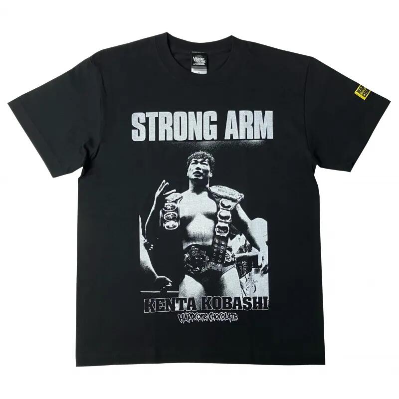 【メール便対応】小橋建太 STRONG ARM （鉄人ブラック）TシャツHardcore Chocolate / ハードコアチョコレート全日本プロレス AJPWプロレスリング・ノア