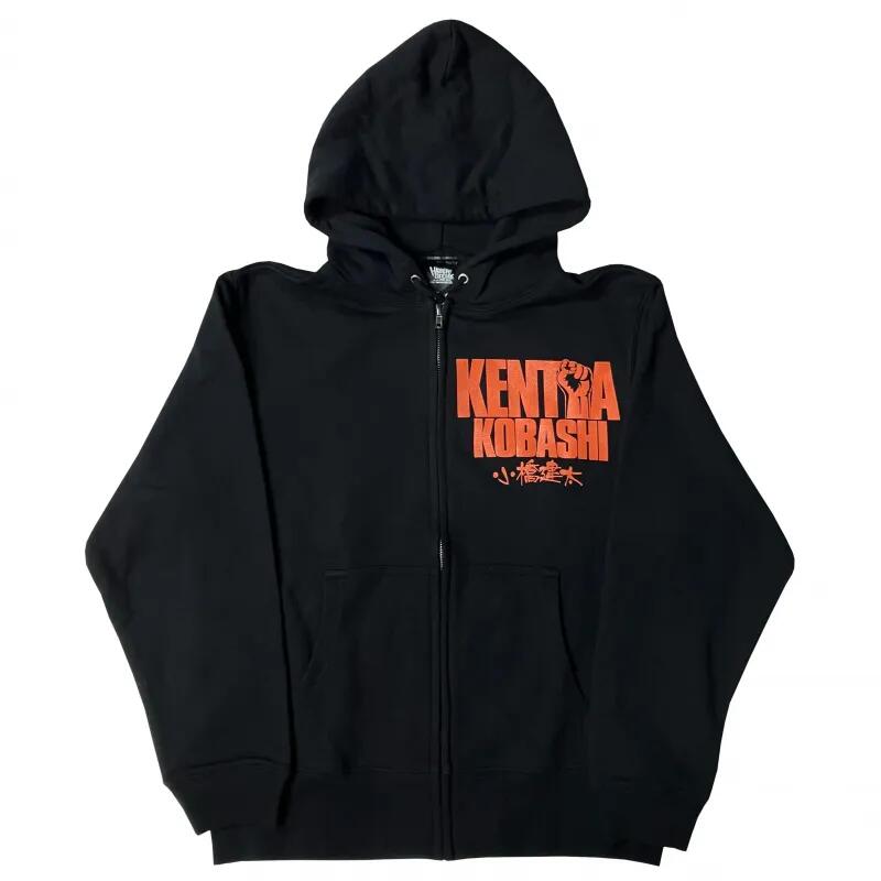 小橋建太 ZIPパーカ（剛腕ブラック)Hardcore Chocolate / ハードコアチョコレート全日本プロレス AJPWプロレスリング・ノア