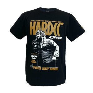 【メール便対応】タイガー・ジェット・シン/狂える虎 (サーベル・ブラック) Tシャツ Hardcore Chocolate/ハードコアチョコレート新日本プロレス NJPW