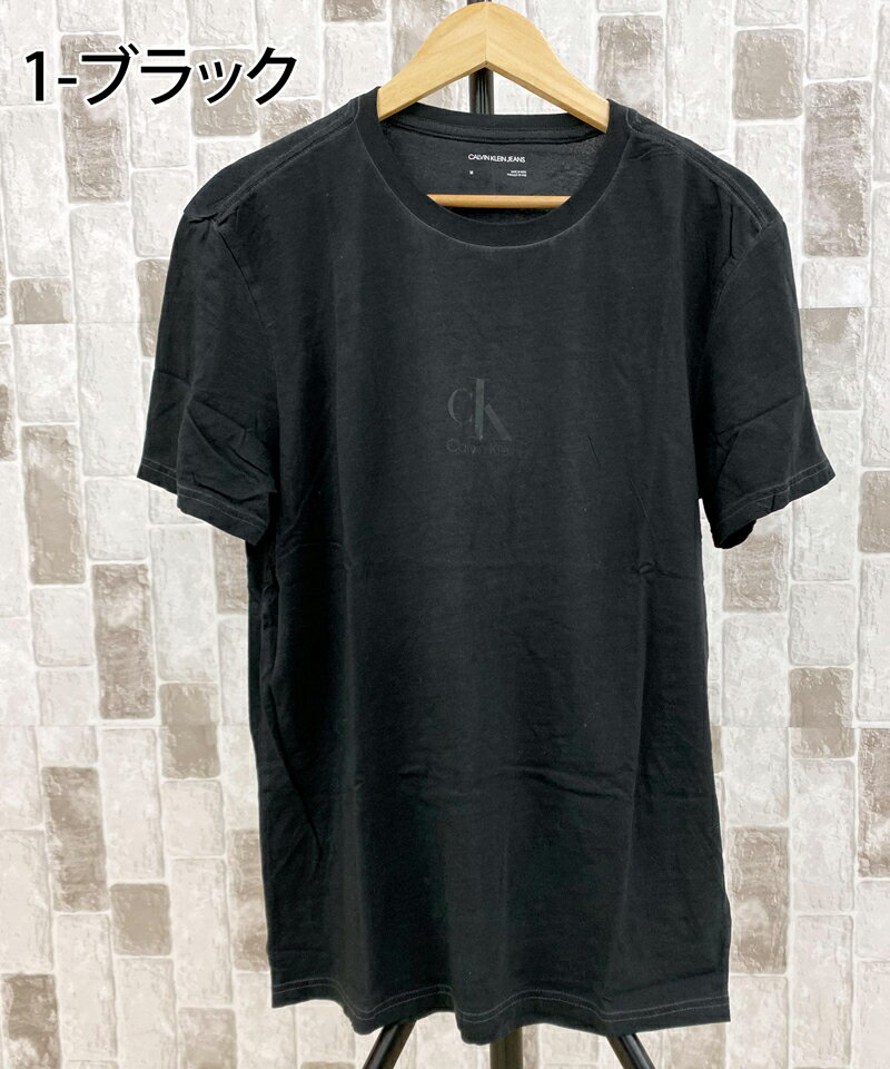 送料無料 Calvin Klein カルバンクライン CK バックプリント クルーネック 半袖Tシャツ 綿100％ コットン トップス メンズ ブランド トップイズム ゆうパケ