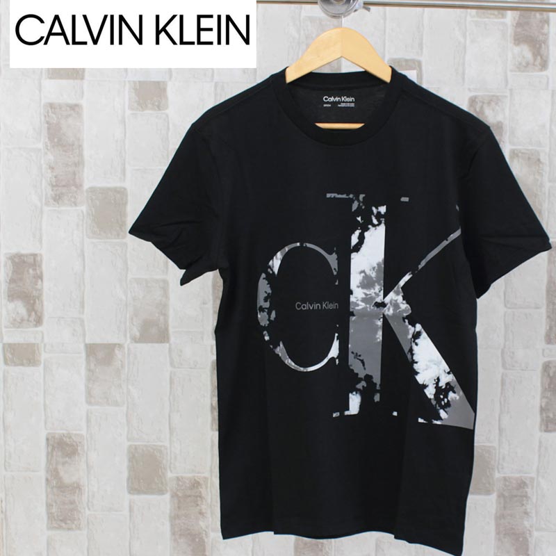 送料無料 Calvin Klein カルバンクライン CK オーバーサイズ モノグラクロゴ クルーネックTシャツ トップス メンズ …