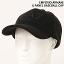 EMPORIO ARMANI エンポリオアルマーニ EA-7 ラバーロゴ フリース 6パネルベースボールキャップ 野球帽 帽子 274811 1A103 メンズ ブランド プレゼント ギフト トップイズム