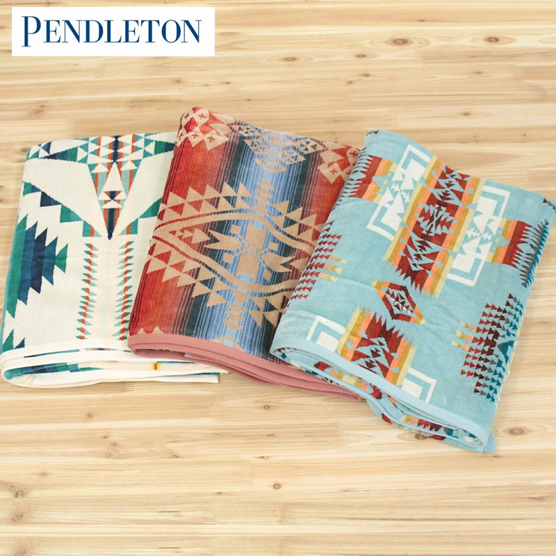 ペンドルトン ブランケット 送料無料 PENDLETON ペンドルトン ブランケット オーバーサイズ ジャガード タオルOVERSIZED JACQUARD TOWELトップイズム