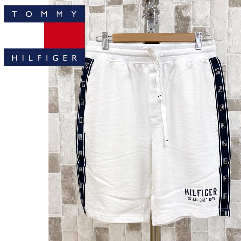 送料無料 TOMMY HILFIGER トミー ヒルフィガー サイドラインスウェットハーフパンツ トップイズム ゆうパケ