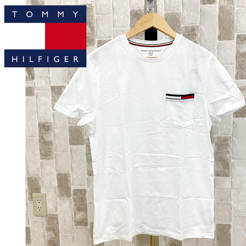 送料無料 TOMMY HILFIGER トミー ヒルフィガー フラッグアイコン ポケット付きTシャツ ICON SS POKET TEE トップイズ…