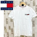 送料無料 TOMMY HILFIGER トミー ヒルフィガー フラッグアイコン ポケット付きTシャツ ICON SS POKET TEE トップイズム ゆうパケ