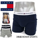 送料無料 TOMMY HILFIGER トミー ヒルフィガー 3PACK コットンストレッチ クラシック ボクサーパンツ トップイズム