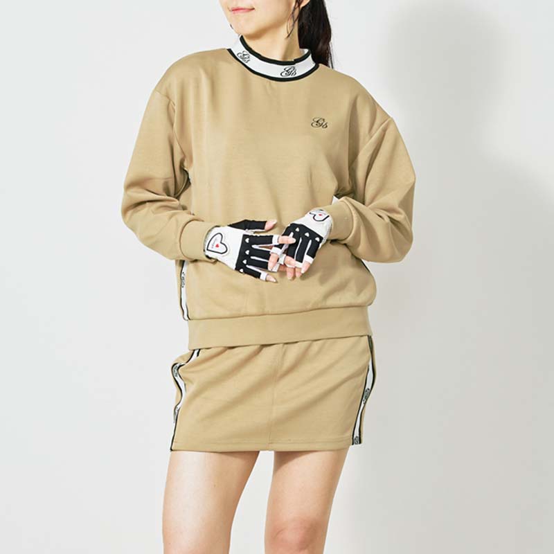 ゴルフウェア ベージュ トップス スカート セット WAAC ワック レディース ゴルフウェア WOMENS LOFTECH 中綿スカート