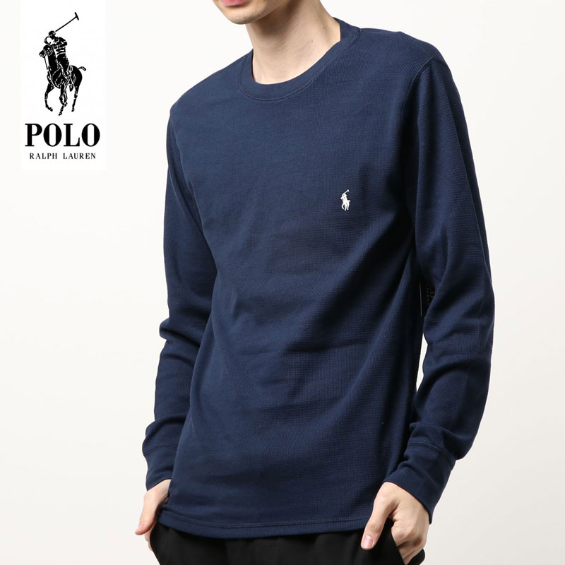 送料無料 POLO RALPH LAUREN ポロ ラルフローレン Tシャツ メンズ ロンT 長袖 無地 ロングTシャツ 無地T インナー き…