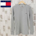 送料無料 TOMMY HILFIGER トミー ヒルフィガー ワンポイント フラッグ クルーネック ロングTシャツ 09T3585 ロンT 長袖 Tシャツ カットソー トップス トップイズム ネコポス