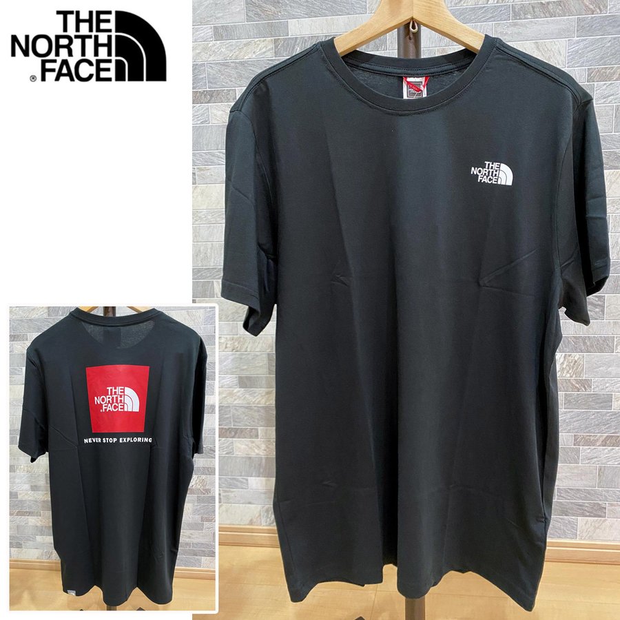 送料無料 THE NORTH FACE MENS TEE ザ ノースフェイス Tシャツ バックスクエアロゴ クルーネック 半袖 S/S Tee メン…