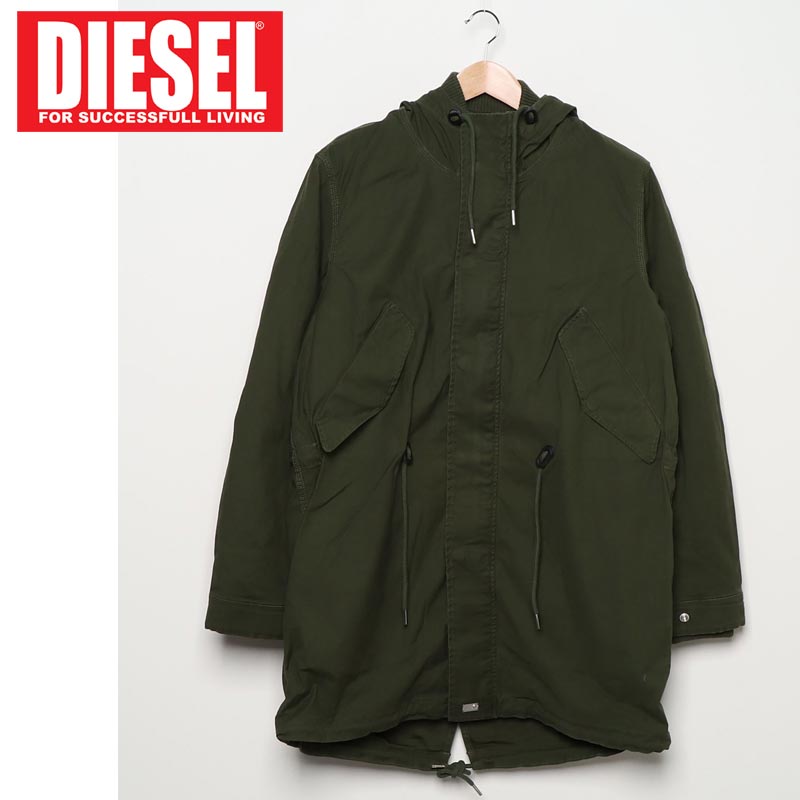 送料無料 DIESEL ディーゼル 3WAY ライナー付き ミリタリー モッズコート R-KIIBI おしゃれ 秋 冬 服 トップイズム