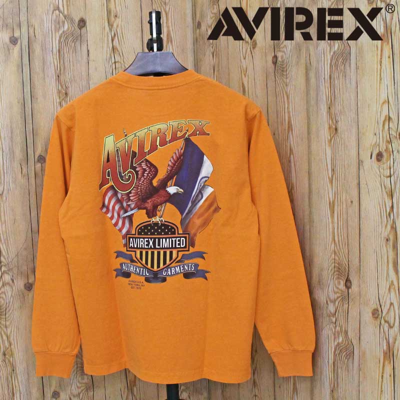Rakuten - 送料無料 AVIREX アヴィレックス EAGLE L/S T-SHIRT イーグル 長袖Tシャツ 783-6130003 トップス アビレックス メンズ ブランド