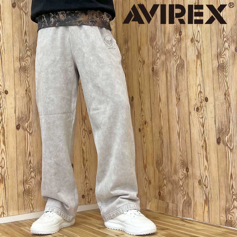 Rakuten - 送料無料 AVIREX アヴィレックス ACID WASH SWEAT PANTS アシッドウォッシュ スウェットパンツ 783-6131001 アビレックス メンズ ブランド