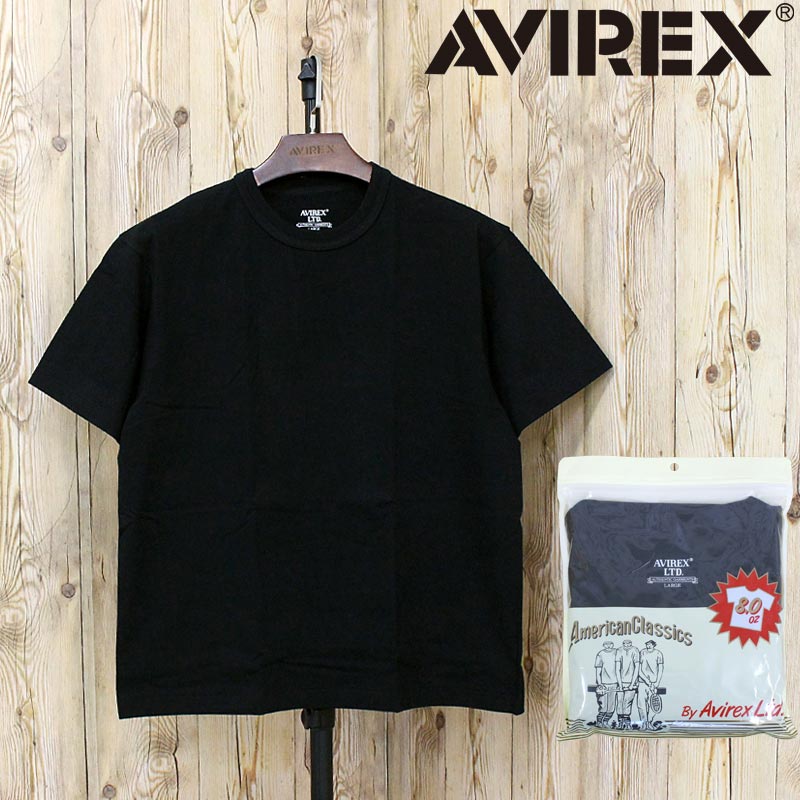 Rakuten - 送料無料 AVIREX アヴィレックス CREW NECK PACK T-SHIRT 783-5934018 クルーネック パック 半袖Tシャツ 無地 天竺 パックT コットン 綿 アビレックス ミリタリー トップス メンズ ブランド ネコポス