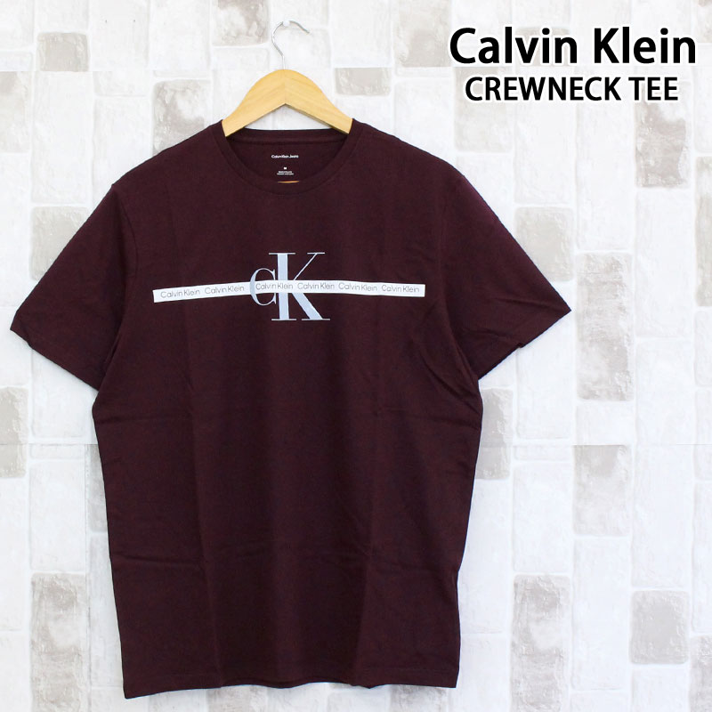 Rakuten - 送料無料 Calvin Klein カルバンクライン CKJ テープリピートレイヤードロゴクルーネックTシャツ SS TAPE REPEAT LAYERED LOGO CREW NECK TEE 40BC818 クルーネック トップス メンズ ブランド ゆうパケ