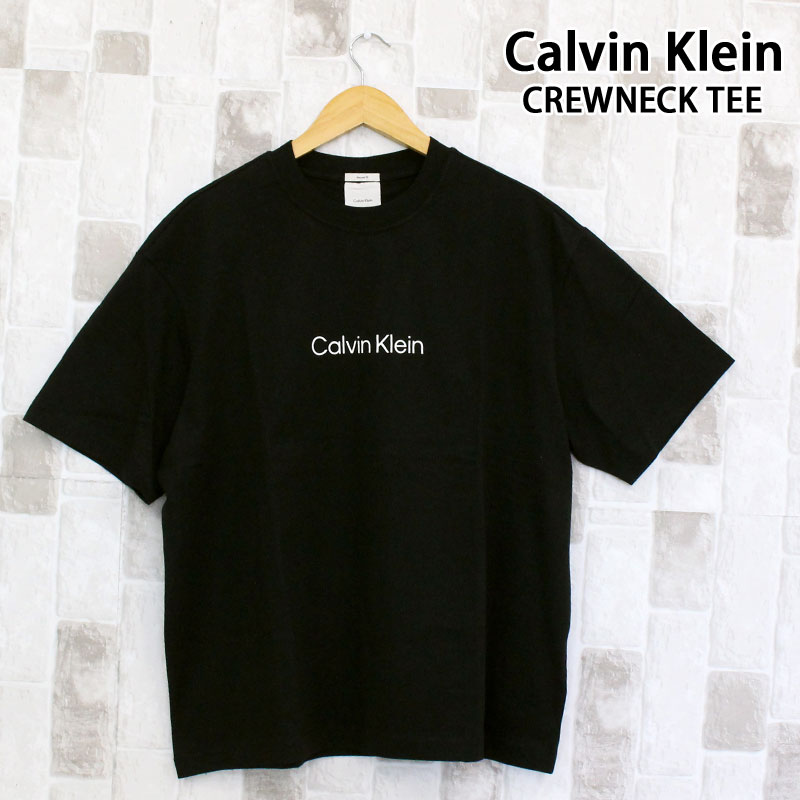 Rakuten - 送料無料 Calvin Klein カルバンクライン CK スタンダードロゴ クルーネックTシャツ SS RLXD STANDARD LOGO CREW NECK TEE 40HM228 クルーネック トップス メンズ ブランド ゆうパケ