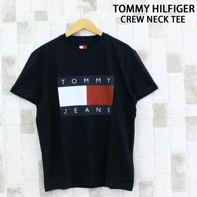 Rakuten - 送料無料 TOMMY HILFIGER トミー ヒルフィガー TMJ レギュラーフィット ビッグフラッグ SS Tシャツ 半袖Tシャツ トップス DM0DM22645 メンズ ブランド ゆうパケ