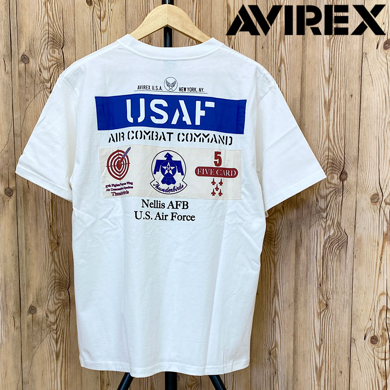 送料無料 AVIREX アヴィレックス USAF THUNDERBIRDS 半袖Tシャツ トップス おすすめ おしゃれ 通販 春 夏 服 トップ…