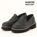 送料無料 HUNTER ハンター リファインスティッチペニーローファー レインシューズ 靴 WOMENS REF STITCH PENNY LOAFER 晴雨兼用 防水 レディース WFF1089RMA ブラック 黒 WFF1001RGL トップイズム