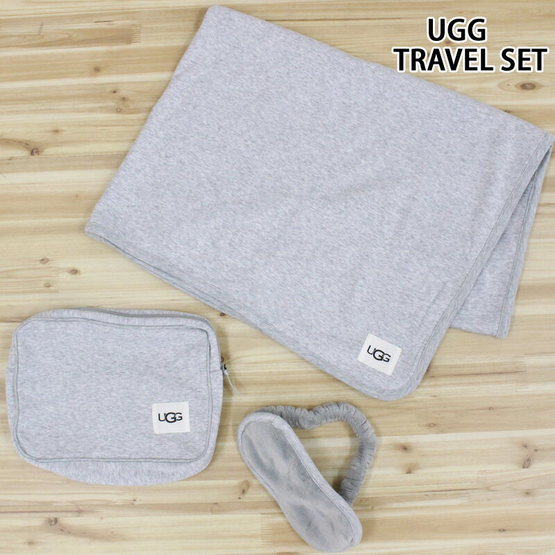 送料無料 UGG アグ ダッフィールド トラベル セット ソフト ポーチ　アイマスク ブランケット Duffield Travel Set Soft Pouch 1094730 ギフト プレゼント トップイズム