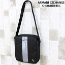 送料無料 ARMANI EXCHANGE アルマーニエクスチェンジ AX モノトーンバンド メッセンジャーバッグ ショルダーバッグ 鞄 カバン バッグ メンズ ブランド 通販 トップイズム