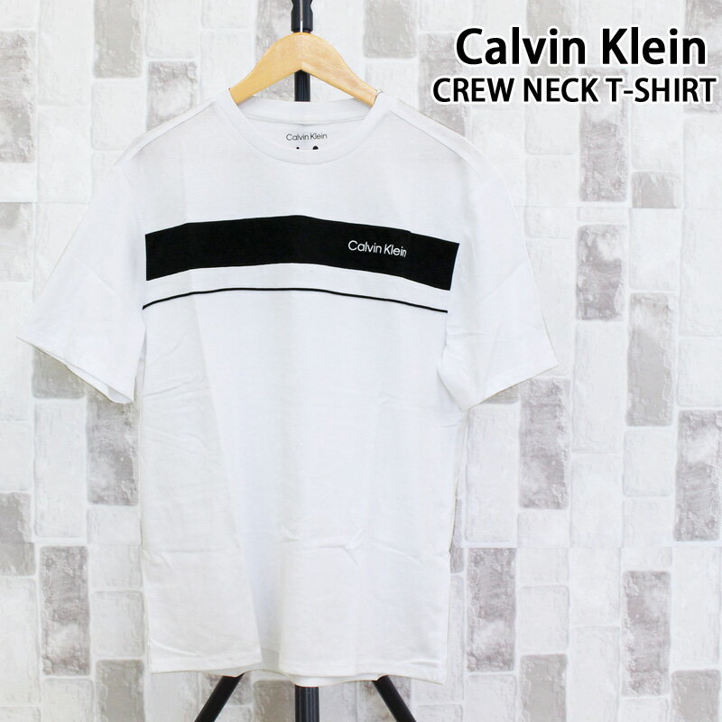 送料無料 Calvin Klein カルバンクライン CK パイピング スタンダードロゴ クルーネック Tシャツ SS PIPING STANDARD…