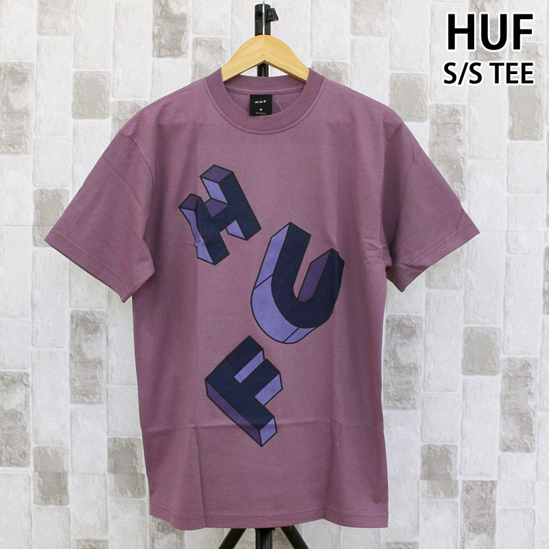 送料無料 HUF ハフ アベセダリアン ショートスリーブTシャツ ABECEDARIAN S/S TEE クルーネック ロゴ コットン トッ…