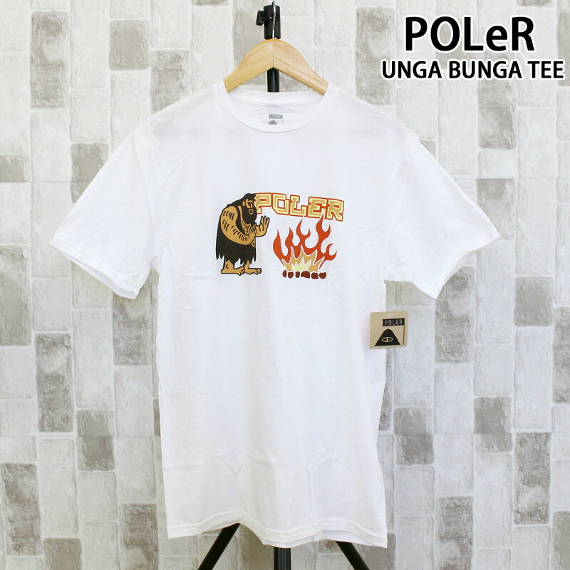 送料無料 POLeR ポーラー ウンガ ブンガ 半袖Tシャツ UNGA BUNGA TEE トップス ロゴT 綿 コットン ロゴ メンズ アウトドア ブランド 通販 新作 おすすめ トップイズム ゆうパケ(4.0)