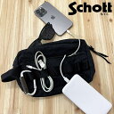 送料無料 Schott ショット UTILITY ZIP POUCH/ユーティリティ ジップ ポーチ サコッシュ 小物入れ メンズ レディース ユニセックス 7...