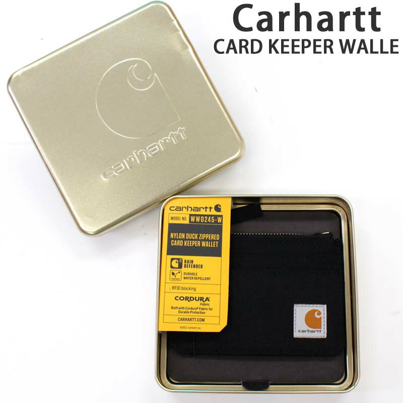 送料無料 Carhartt カーハート ナイロンダック ジッパーカードキーパー ウォレット 財布 NYLON DUCK ZIPPERED CARD KEEPER WALLE B0000245 メンズ ブランド トップイズム