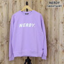 送料無料 NERDY ノルディ ビッグロゴスウェットシャツ スウェットトレーナー BIG LOGO SWEATSHIRT 韓国ブランド メンズ レディース トップイズム(4)
