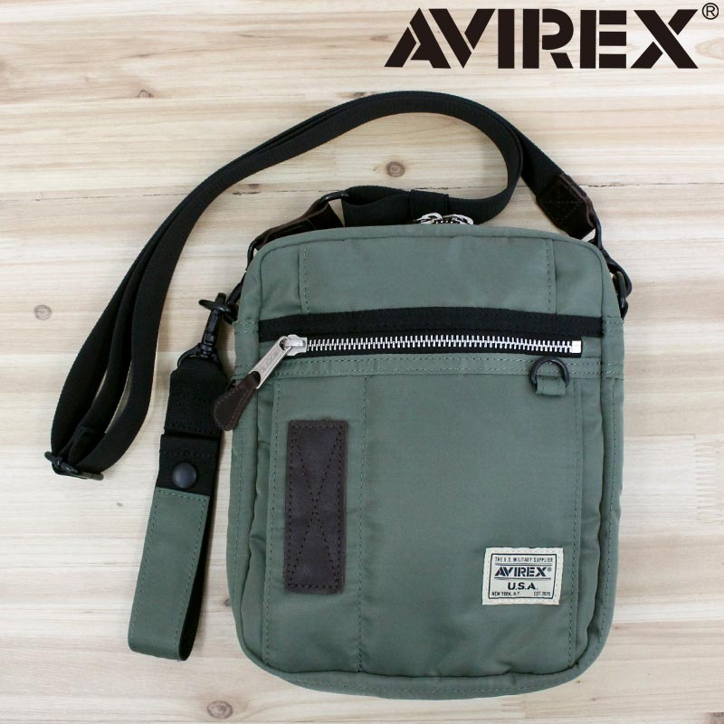 送料無料 AVIREX アヴィレックス FLIGHT NYLON 'VERTICAL SHOULDER BAG' ヴァーティカル ショルダー バッグ ナイロンバッグ 783-5976003 アビレックス メンズ ブランド トップイズム