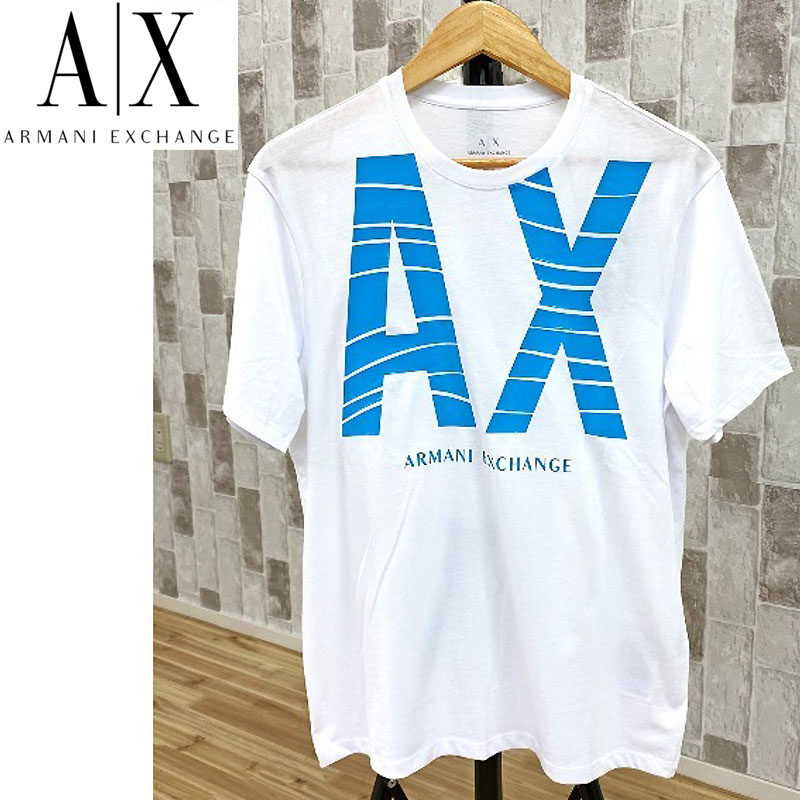 送料無料 ARMANI EXCHANGE アルマーニエクスチェンジ Tシャツ グラフィックロゴプリント クルーネック 半袖「3KZTGKZ…