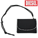 送料無料 DIESEL ディーゼル 財布 3つ折り財布 ウォレット ベルクロ ロゴ ブランド 無地 ウォレットコード X08104 P4220 YOSHINO VERT WALLET メンズ レディース ユニセックス プレゼント ギフト トップイズム ゆうパケ(4)