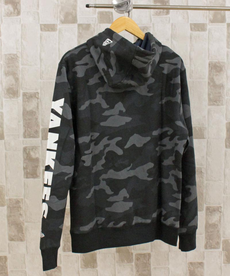 送料無料 NEW ERA ニューエラ カモフラ スウェットプルオーバーパーカー HOODED PU...