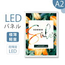 楽天頂点看板【あす楽】【送料無料】LEDライトパネル 光るポスターフレーム 　W470mm×H644mm 看板　LED照明入り看板　パネル看板　LEDパネル　　内照式　薄型　屋内仕様　四辺開閉式 【法人名義：代引可】T018-A2