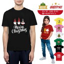 クリスマス Tシャツ 半袖 メンズ レディース キッズ サンタクロース 雪ダルマ 衣装 かわいい 親子セット 仮装 コスプレ おもしろ プレゼントt085-xmas-03