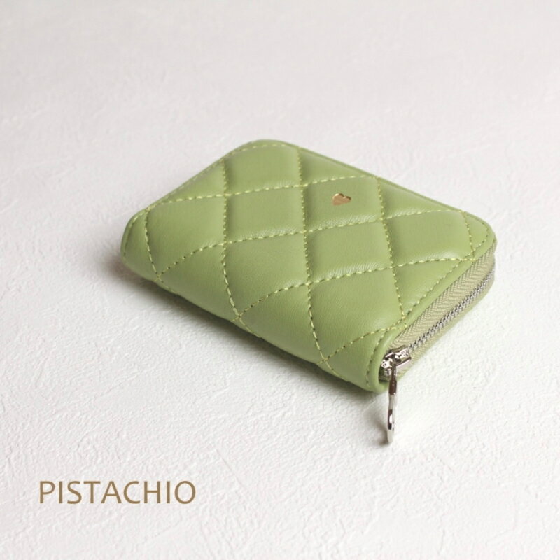 楽天市場】キルティング レザー（カラーグリーン）（レディース財布