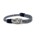 【送料無料】Topologie ブレスレット アクセサリ メンズ レディース ユニセックス Yosemite - Navy Melange / Silver 5mm